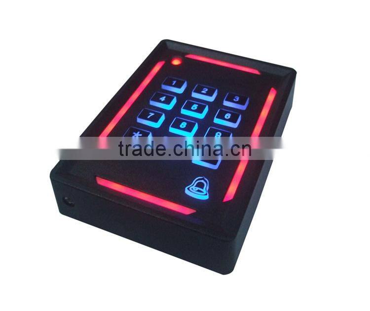 Security door 125khz keypad keyboard long distance 125khz rfid card reader for wholesales