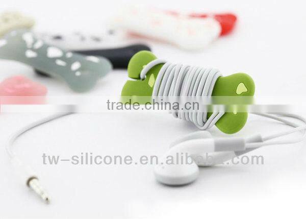 plastic cute earphone cable winder