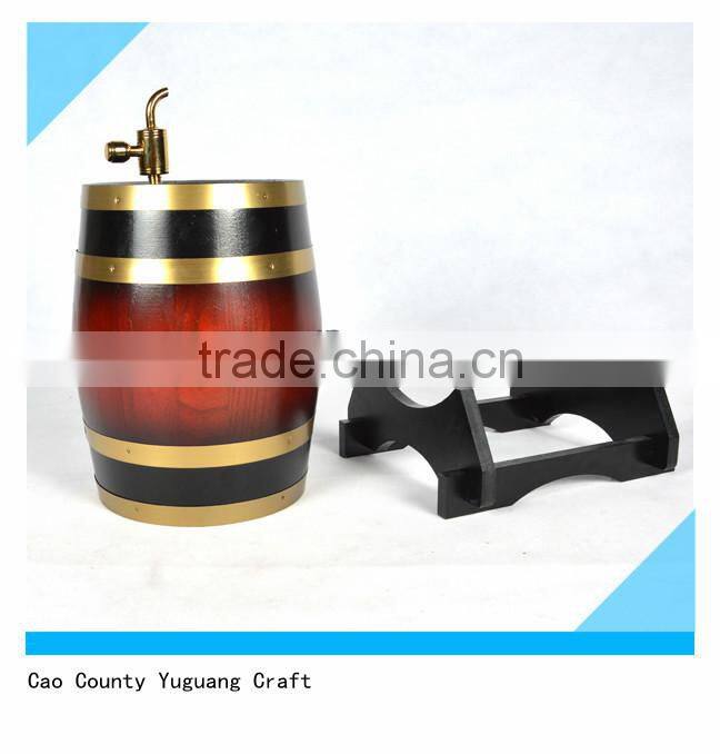 hot sell high quality wooden wine barrel with inner bag