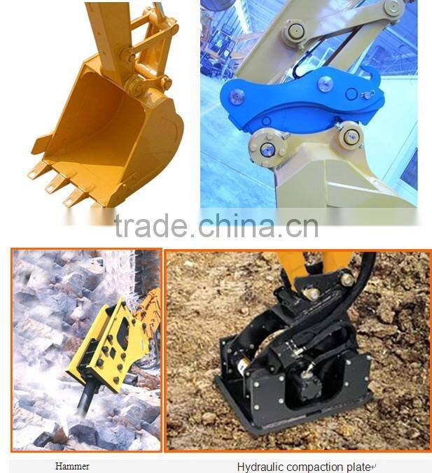 mini excavator with hammer