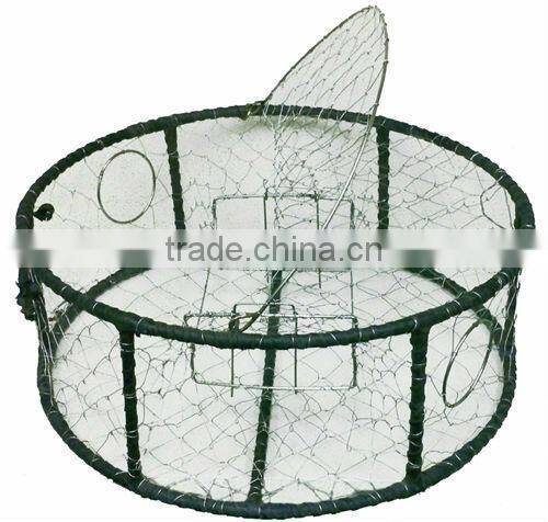 Collapsible stainless steel crab trap