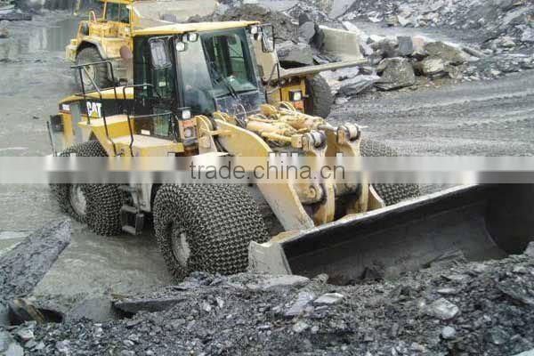 loader tire/tyre chain protector/ tyre protection chain