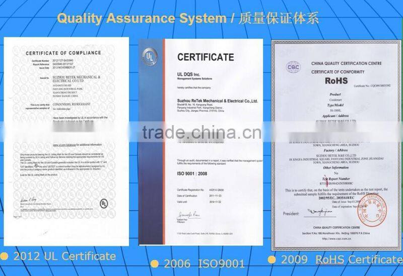 wire tube freezer condenser