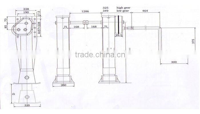 Outside Gear Holland Type Holland Type Landing Gear T Shoe