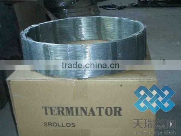 BTO-22 galvanized concertina razor wire for sucurity fence