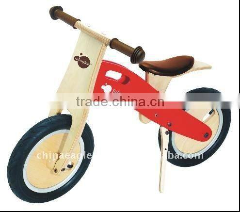 wood balance bike