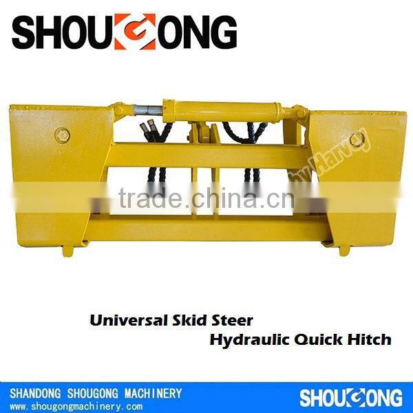 Skid Steer Hydraulic Quick Hitch with tilt function