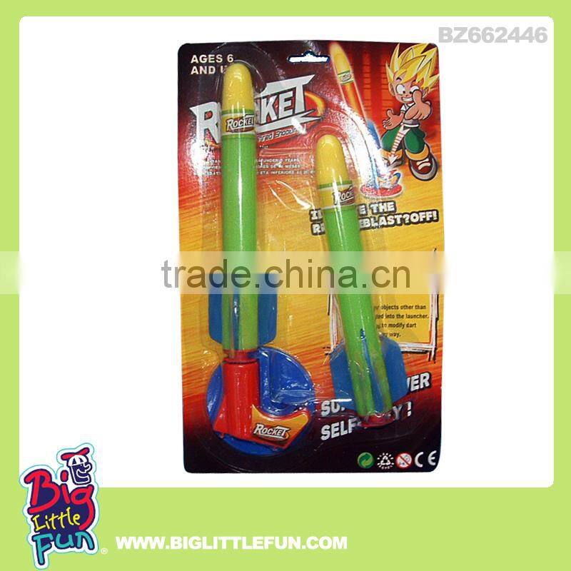 Shooting toy air pump rocket toys
