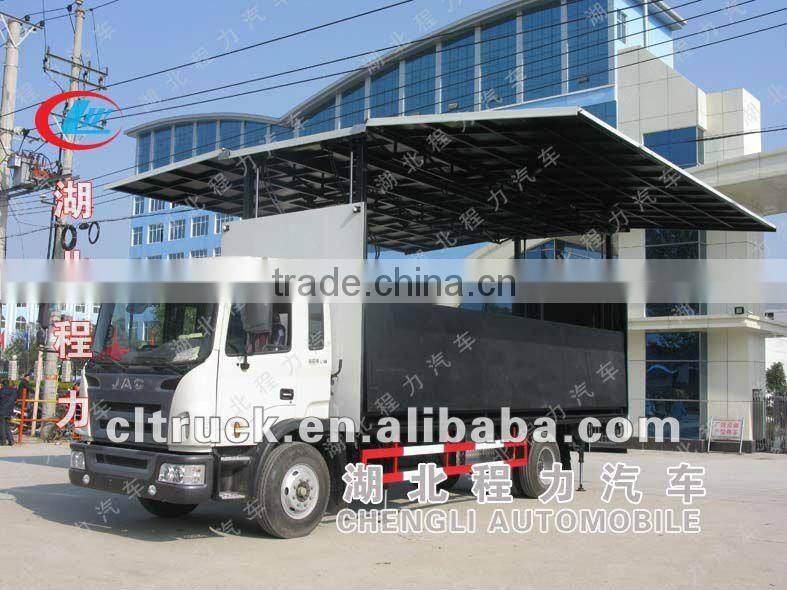 JAC 4*2 mobile stage trucks for sale