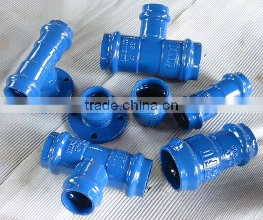 Ductile Iron Casting Pipe Fittings EN545/EN12842