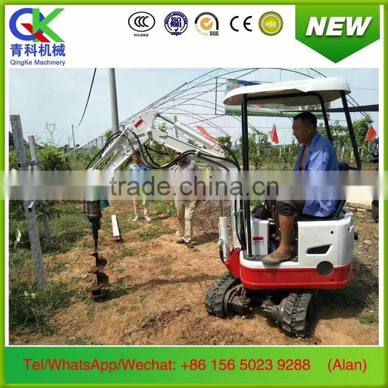 800kg hydraulic crawler excavator for breaker auger