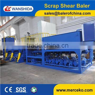 6300kN 6000mm/Customized Press room length hydraulic aluminum iron baler recycle machine
