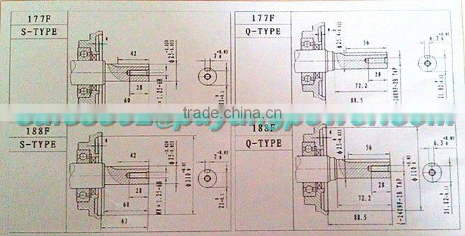8.2kW/13Hp Gasoline engine