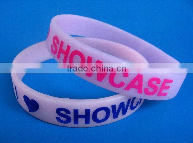 Stylish youth energy narrow wristbands silicone bangles