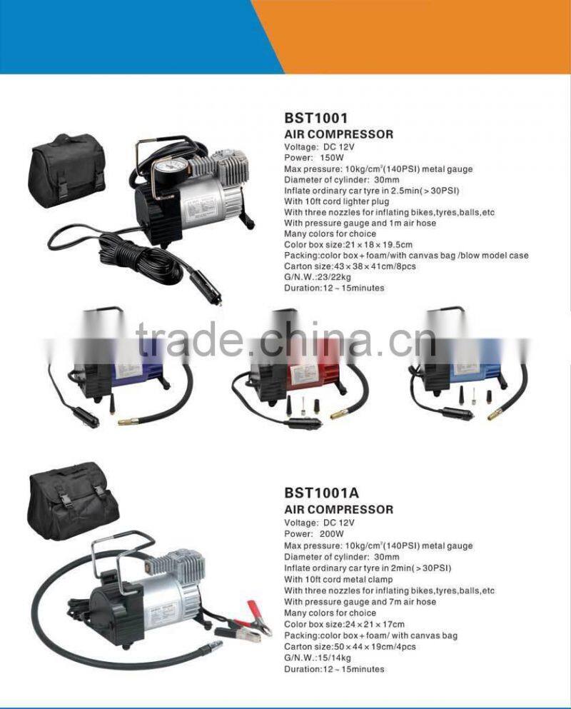 H10064 High Speed Carry-on Air Compressor Tire Inflator Kit