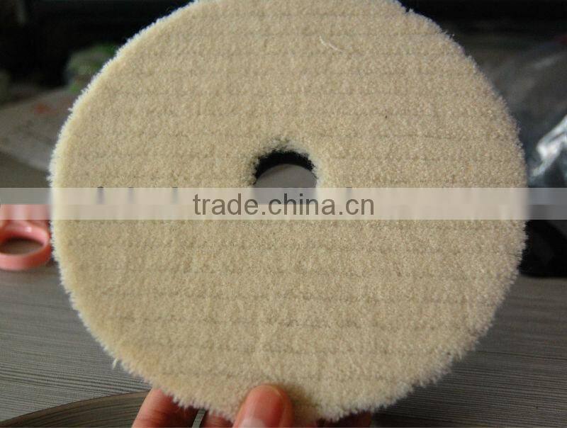 Car part / wool pads with a foam