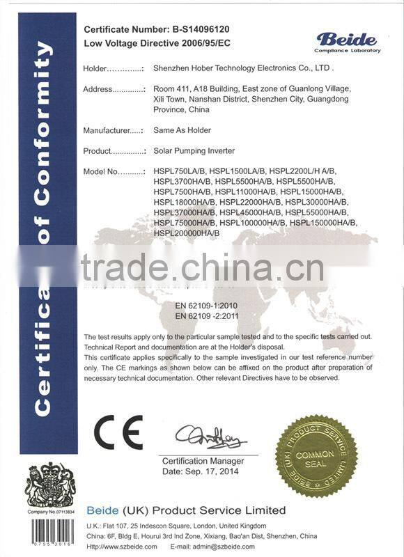 2200w remarkable performance Independent research and development solar pump system for home and irrigation