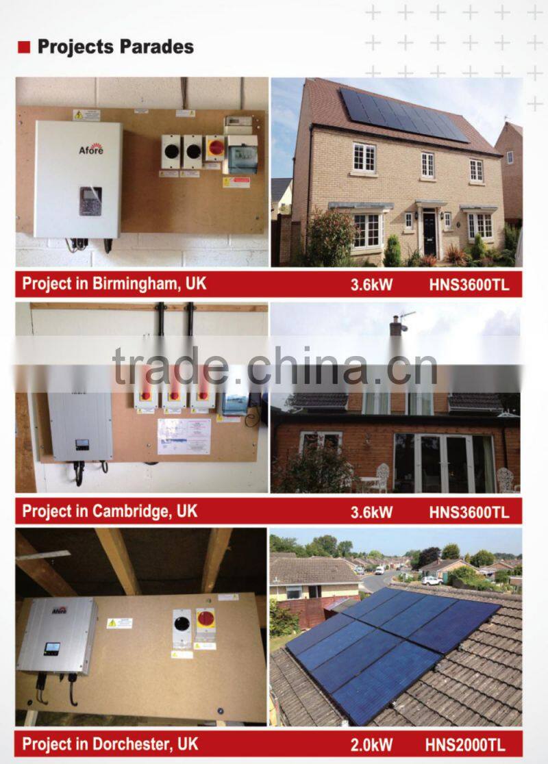 2017 new Afore on grid inverter 30KW for solar on grid system