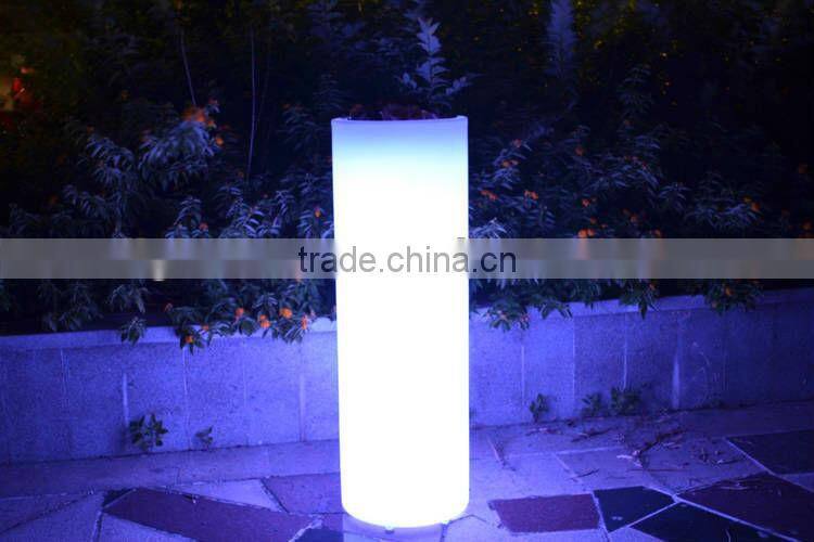 outdoor led luminous planter/ Decorative Plastic Flower Pot