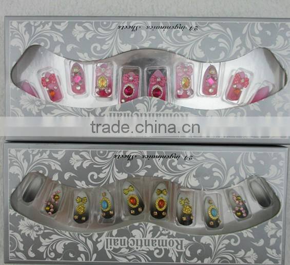 high quality bridal nail art designs false nail art fancy wedding nail art