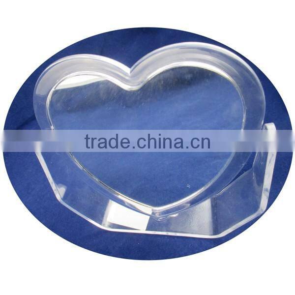 Special heart type swivel mirror for makeup