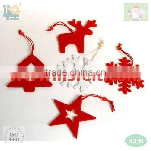 Eco-Friendly Laser Cut Christmas Felt Snowflake Decorations