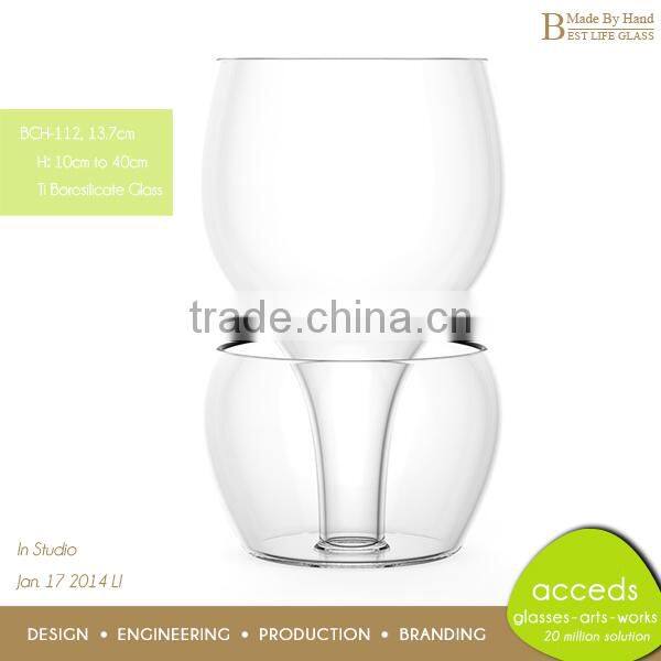 Cheap Ball Shaped Decorative Glass Wedding Decoration Candle Holders