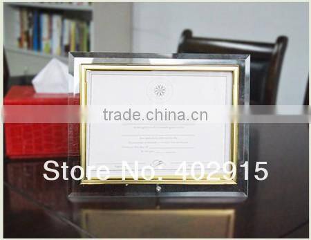 Supply fashion Crystal glass photo frame