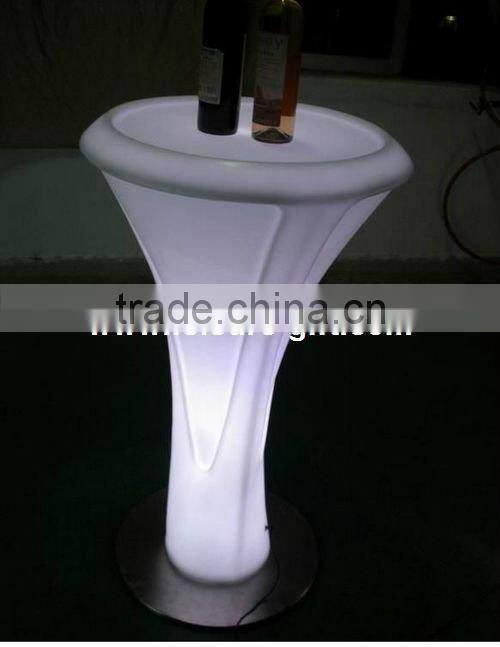 FO-8525 Led bar cocktail table,bar furniture,led illuminated table