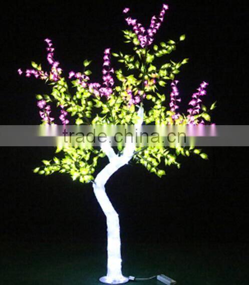 led lighting flood tree cherry coco pine tree with lighting effect