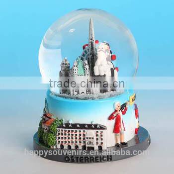 Scenery Resin Snow Globe For Home Decoration