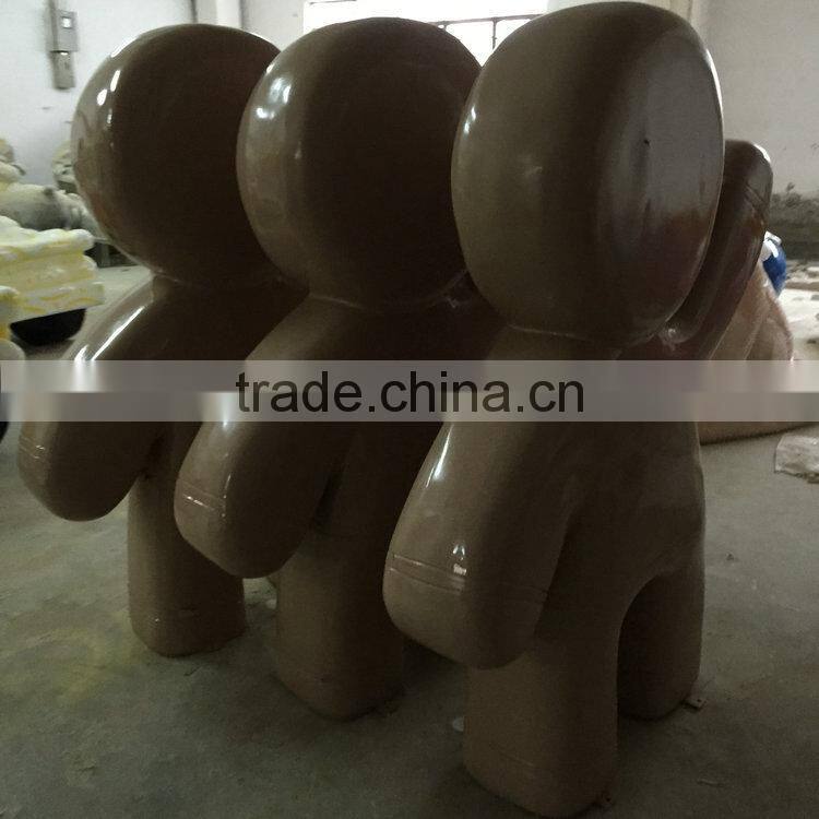 Fiberglass cookie man sculpture