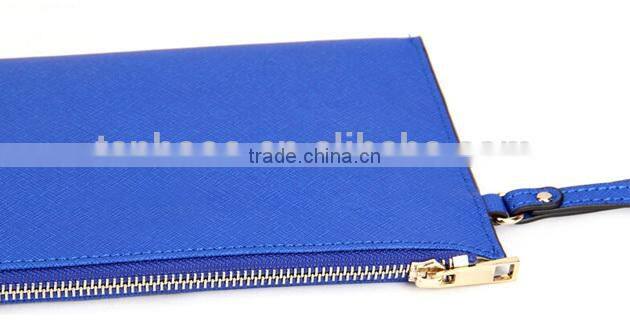 PU leather 25*14 cm Fashion New Design Black Women Makeup Bag With Cross Grain