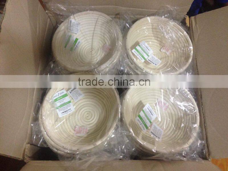 Oval Shape 100% Handmade Baguette Proofing Rattan Banneton Basket
