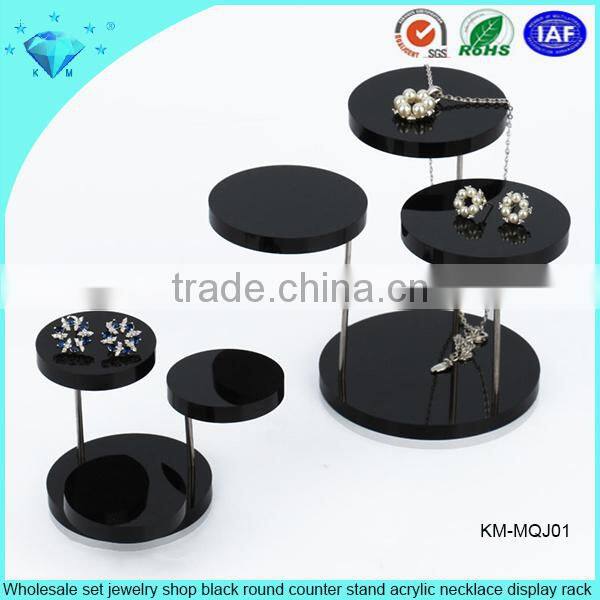 New design elegant L shape white acrylic cigarette display rack