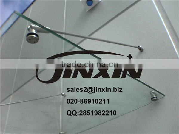 JINXIN entrance awning cable connector Stainless steel modern glass canopy