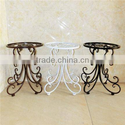Metal wedding garden plant flower pot shelf rack