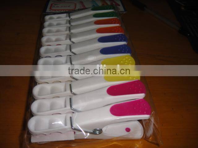 plastic colourful clothes hangers Plastic clothespin/clothes peg/clothes clip