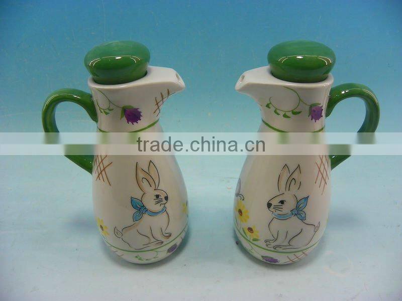 beautiful ceramic vinegar/ oil /sauce /bottle
