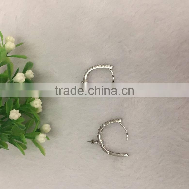 17 mm sterling silver earring clip