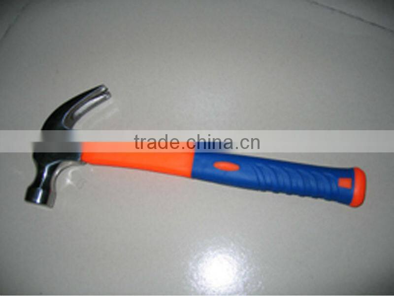 British/American claw hammers with hictory/plastic-coating/steel/wooden handle&one piece roofing hammer
