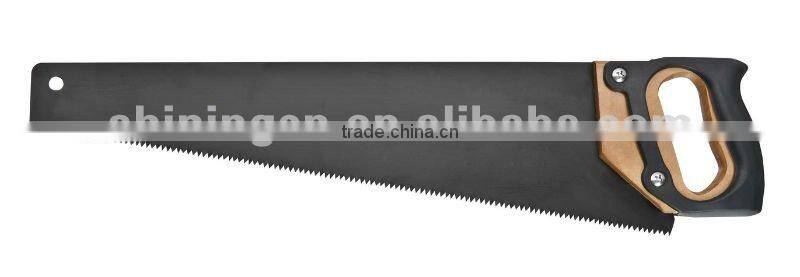 wooden hand saw for cutting wood