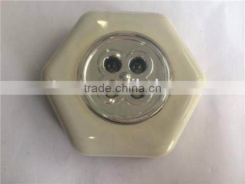 3 super white LED push light