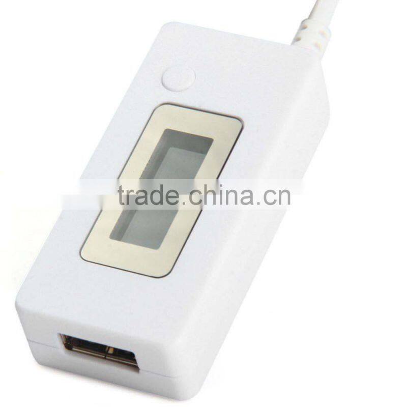 2016 New LCD USB Charger Mobile Power Detector Battery Tester laptop battery charger tester