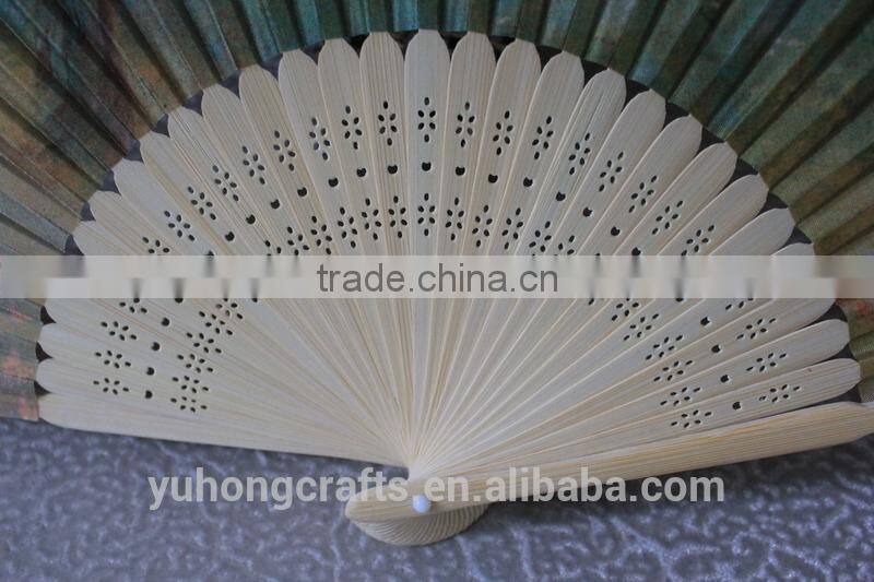 Decorative Chinese bamboo fan for gift