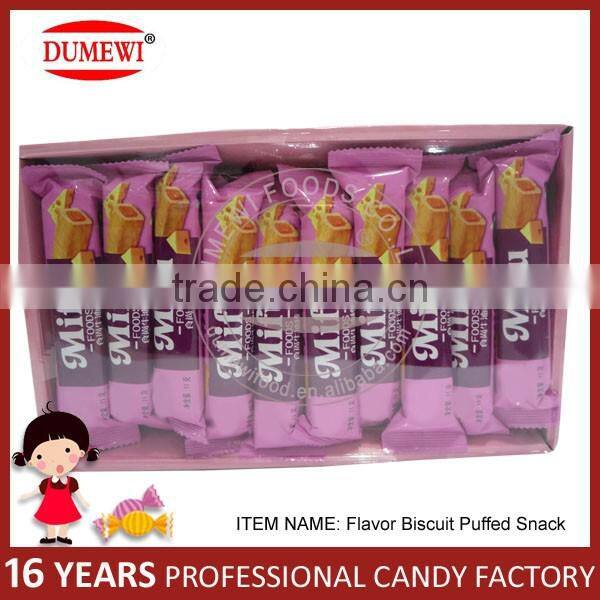 Cheese Flavor Biscuit Puffed Stick/ Sandwich Biscuits Stick