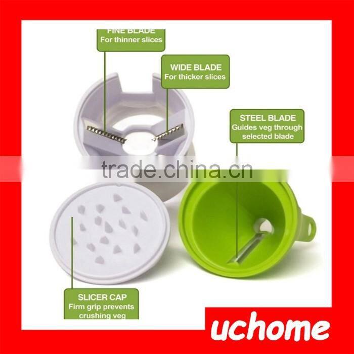 UCHOME 2017 Hot Selling Vegetable Spiral Slicer Spiral Slicer For Ktichen