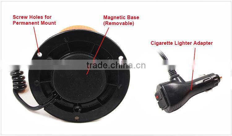 10-30V Battery led warning strobe lights 8w/24w Magnetic Beacon Strobe Lights