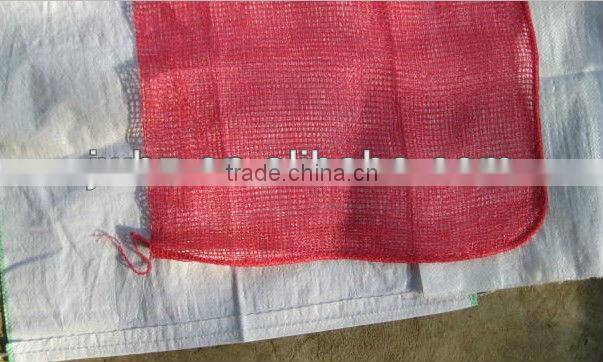 L sewing onion bags, raschel net sacks, China