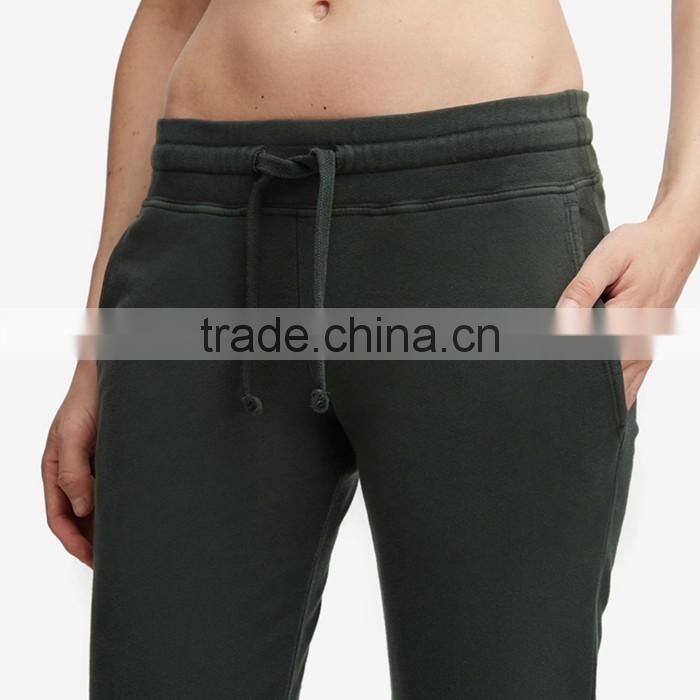 wholesale Ribbed cuffs men 100% cotton slim fit tracksuit